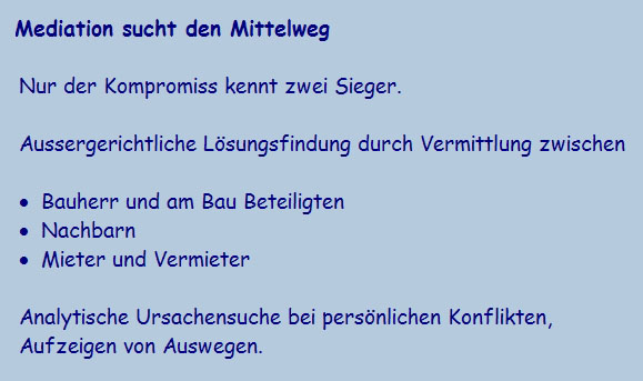 nur der Kompromiss kennt zwei Sieger